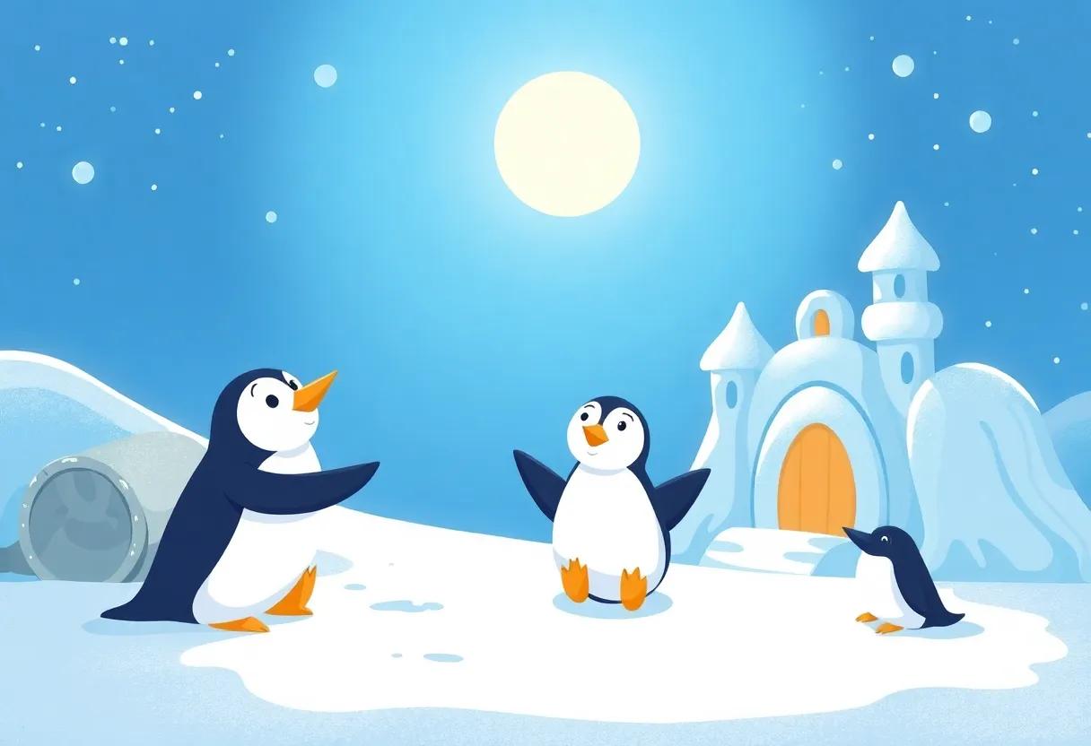 Pippa Penguin's Sparkling Ice Castle Exploration