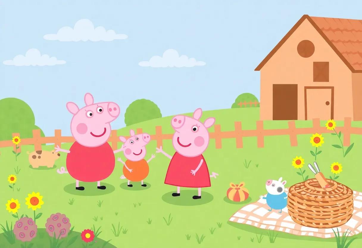 A surprise Picnic with Fresh Farmyard ‍Treats