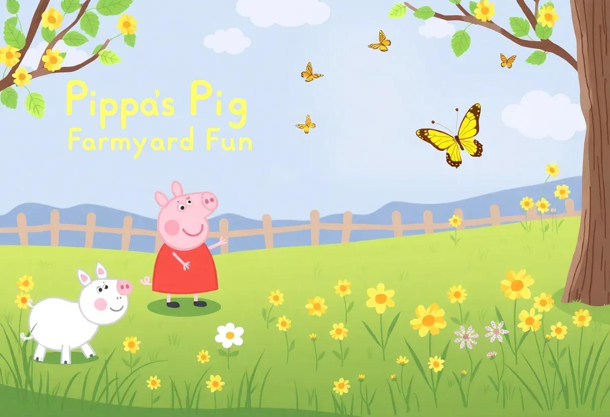 Chasing Butterflies Through the green‌ Meadow