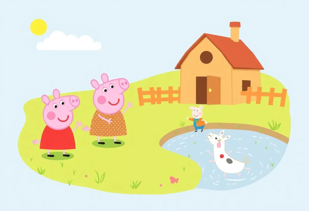 Meeting Friends at the Sparkling ​Pond