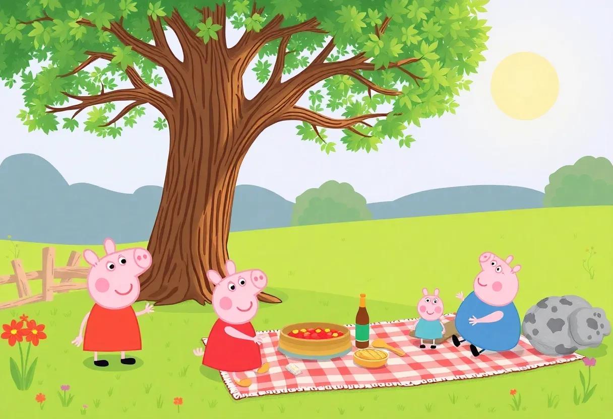 Picnic Under the Tall Shady Tree