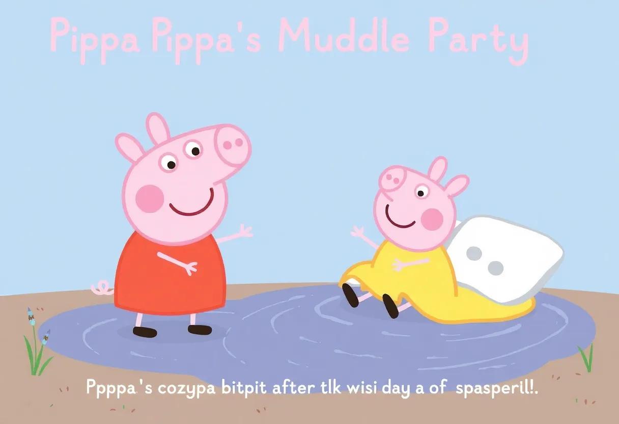 Pippa's Cozy Bedtime After a day of Splashing