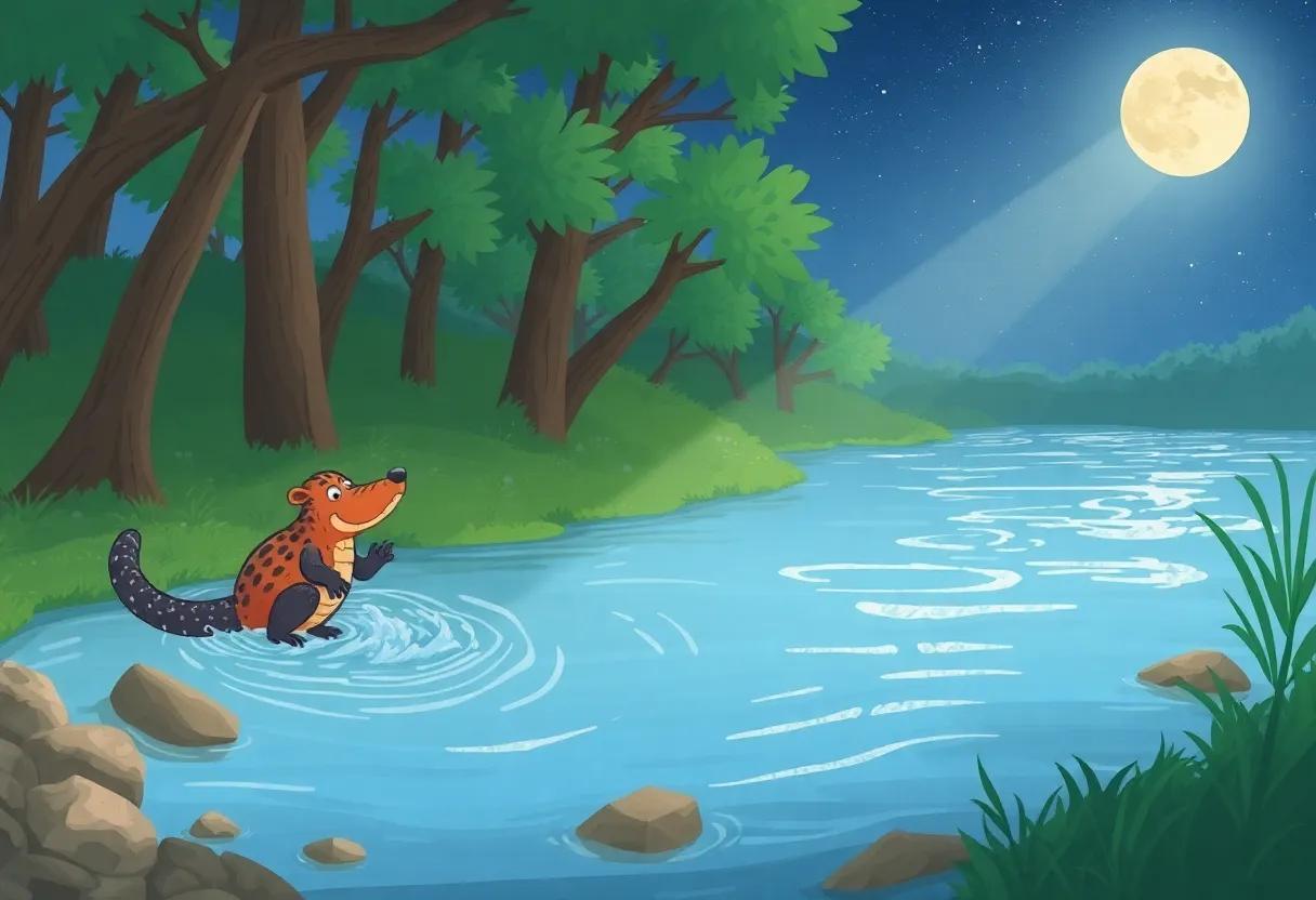 The Secret Hideout Beneath the Shimmering Trees