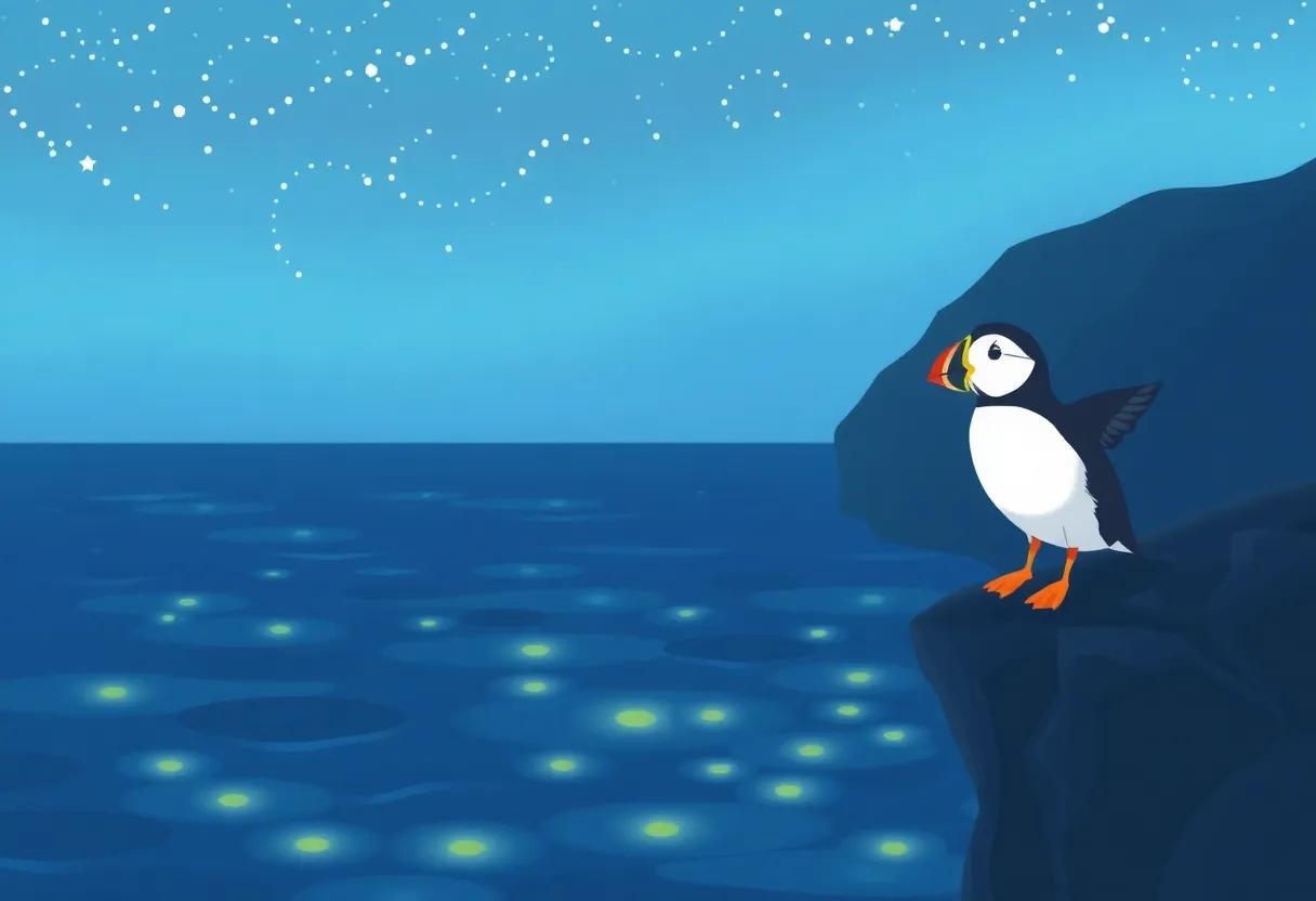 Nightfall and the Glow of Bioluminescent Waters