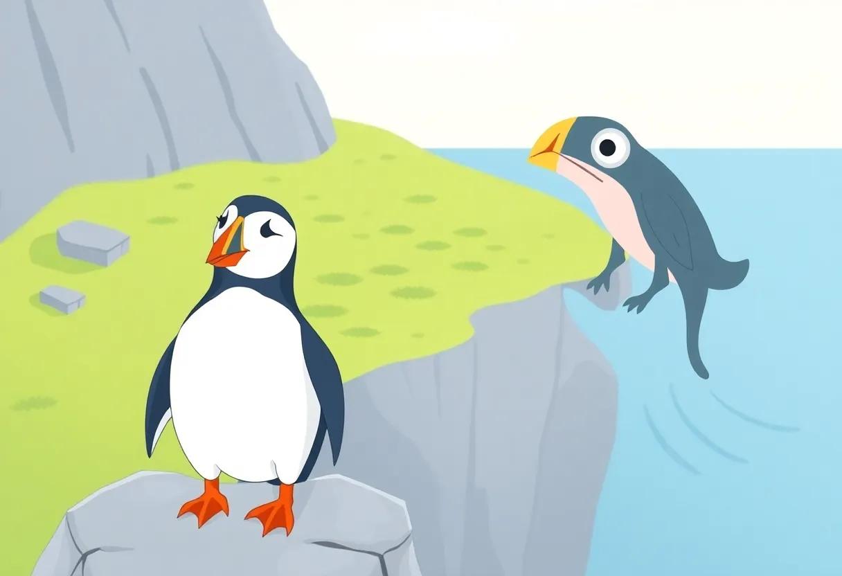 A Surprise Encounter with Curious Sea Creatures