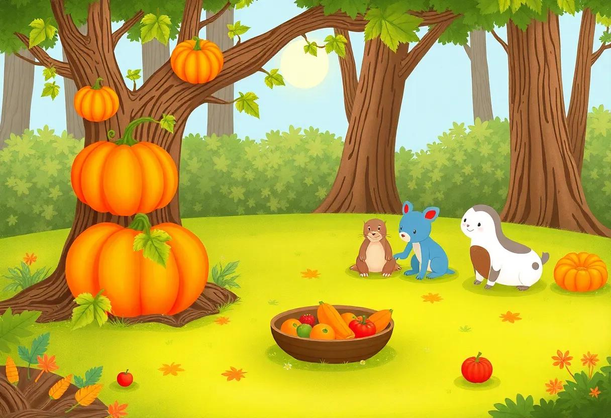 Friendly Forest Creatures Gather for a Magical‍ Feast