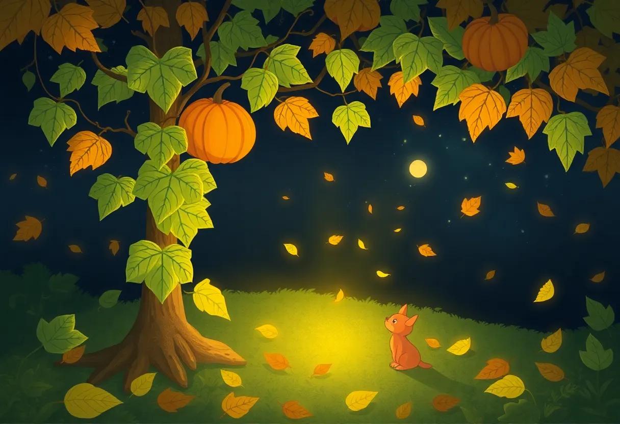 The Magical Glow beneath ⁣the⁢ Falling Leaves