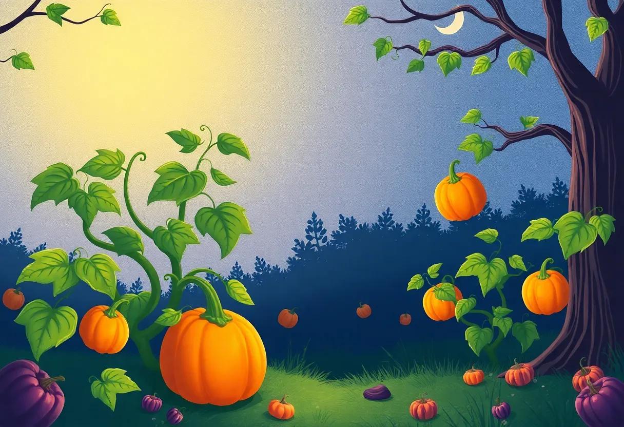 A Nighttime Adventure Through the Enchanted Orchard