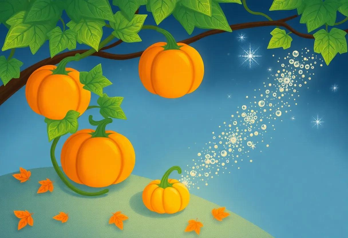 The‍ Secret Sparkle ​of⁢ Autumn⁤ Dew on ‌Pumpkin‍ skins