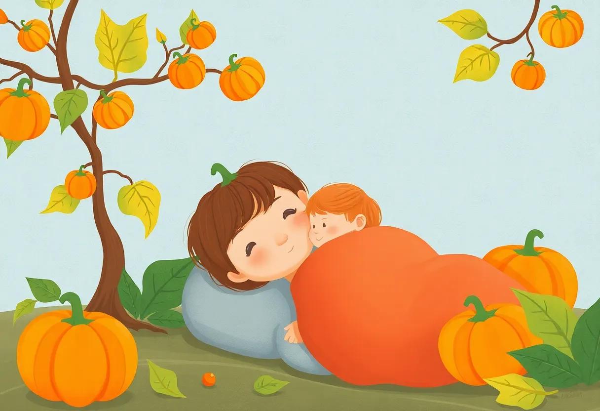 Snuggling Up⁣ in a Blanket of Soft ‍Pumpkin Hues