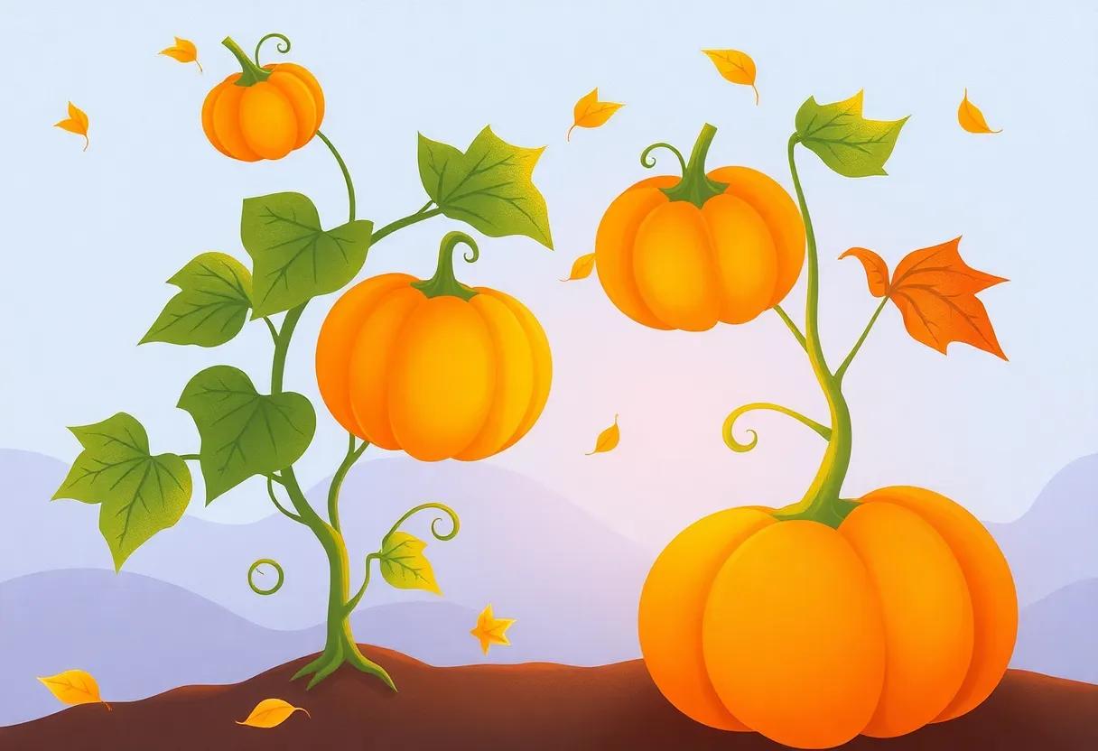 the Whispering Pumpkin Vine in‍ the Golden Autumn ‍Breeze