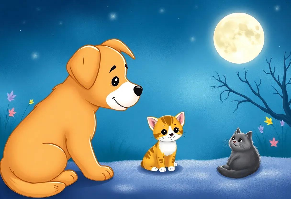 The‍ Heartwarming Reunion Beneath⁣ the ⁣Silver Moon