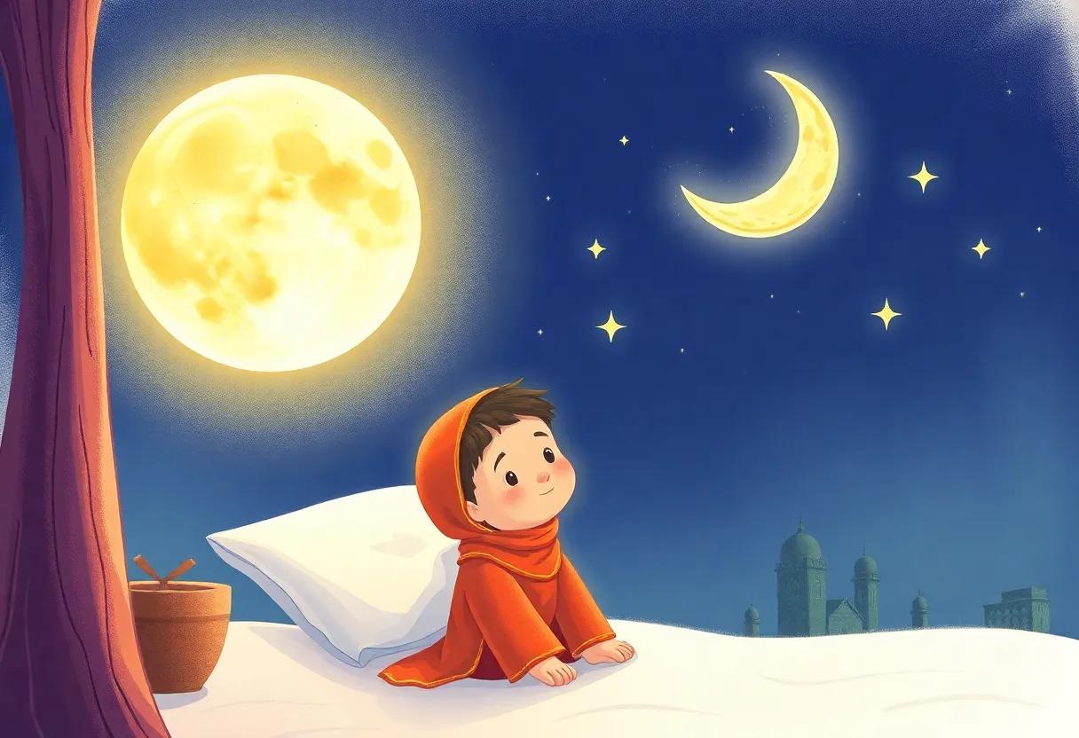 A Little Child's Nighttime Ramadan wish