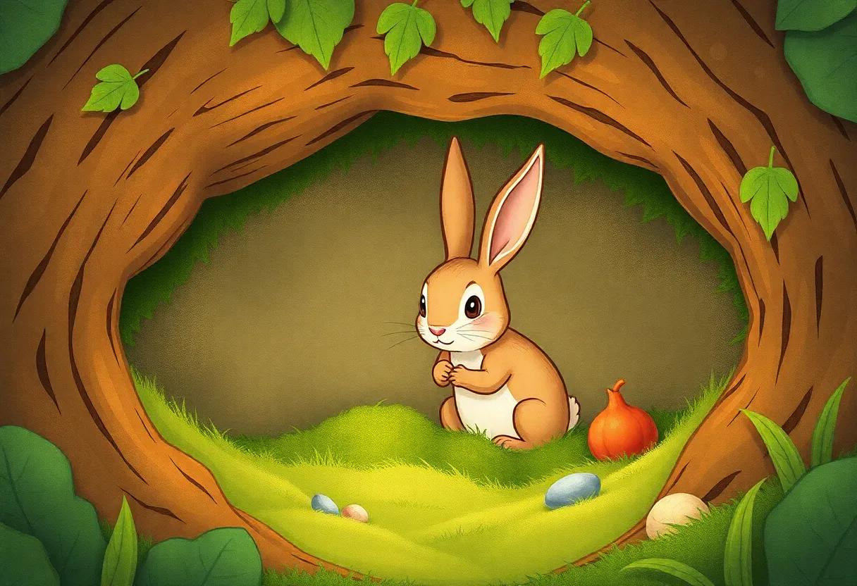 Building the‍ coziest burrow with ⁣leaf and ‍moss