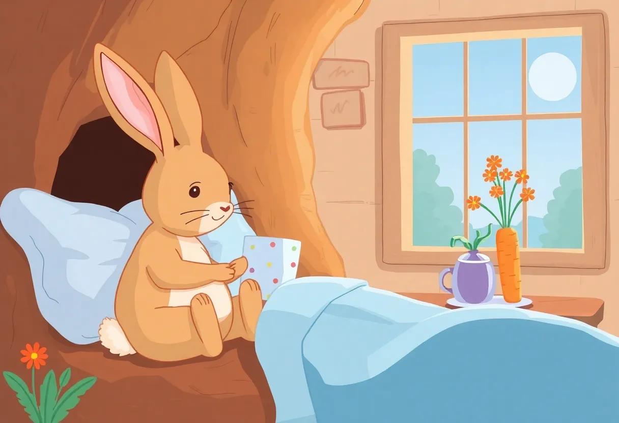 A Cup of Sweet Carrot Tea by the Window Seat