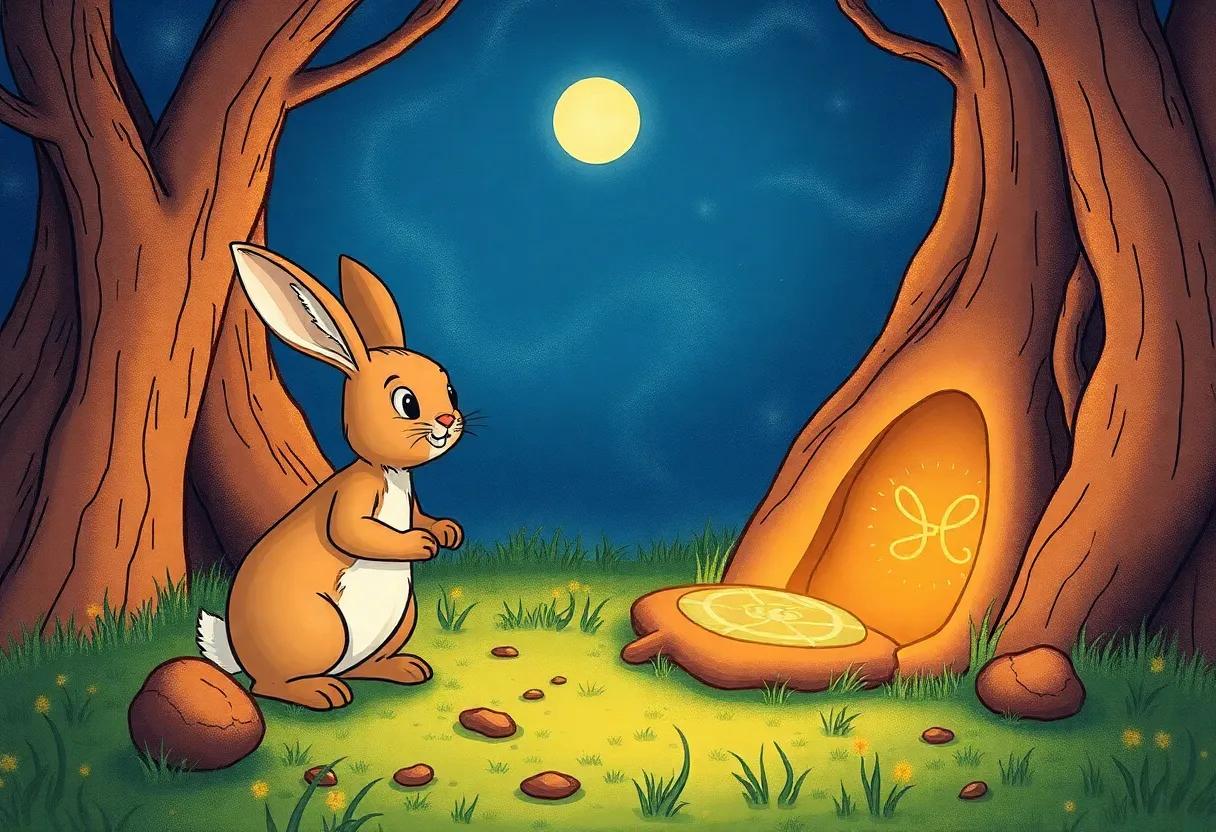 Rusty Rabbit discovers a secret ‌glowing map
