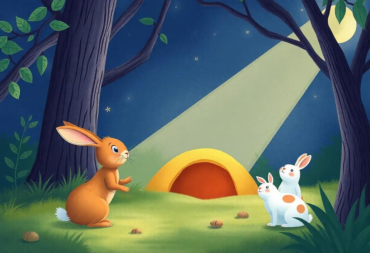 The soft whisper of⁣ nighttime⁢ animals nearby