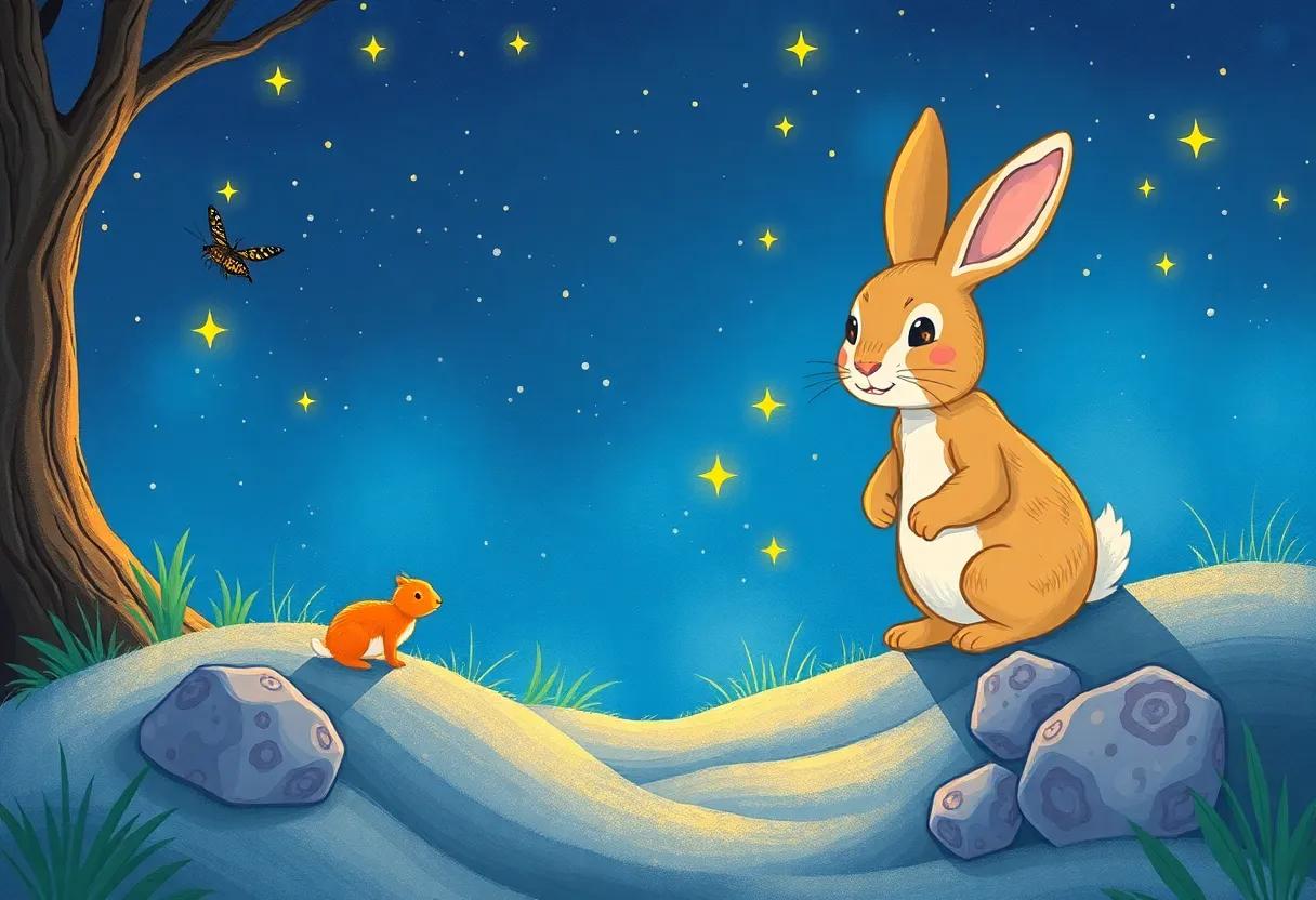 Listening to the Night Song of the Crickets