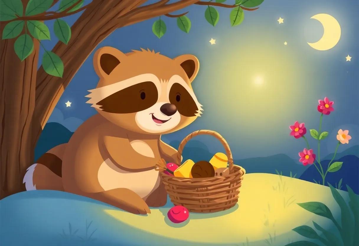 Rusty's Basket Filled with Sweet Midnight Treats