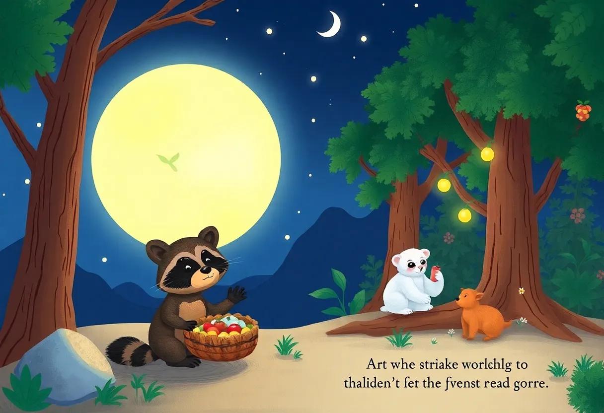 The Whispering Forest Where Night Creatures Gather