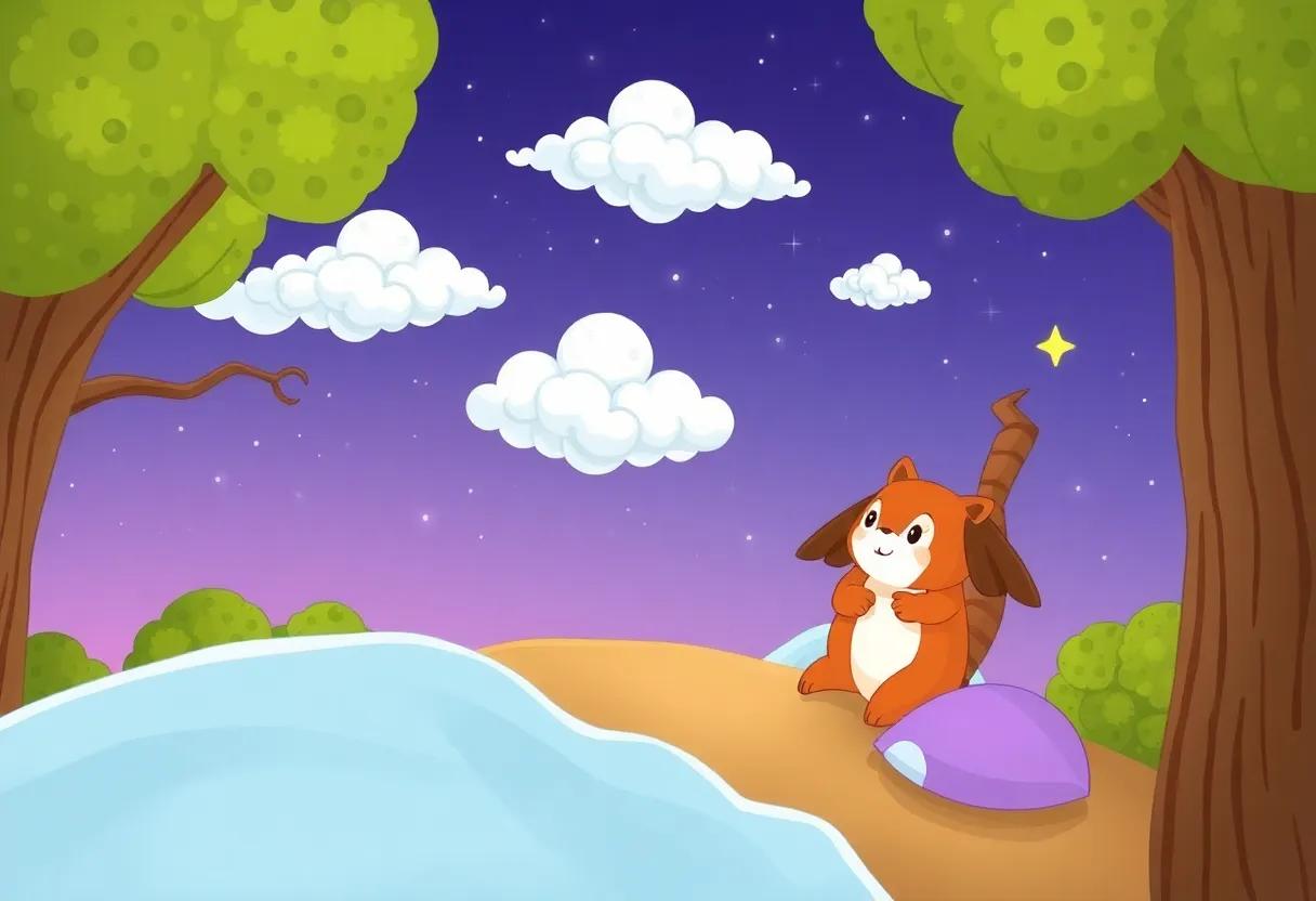 Dreamy Clouds⁢ Floating over Nutty Nook's Rooftop