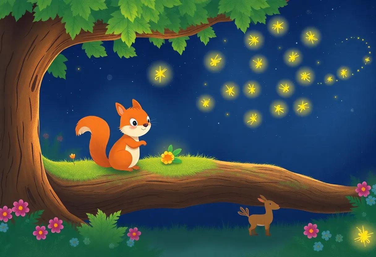 The Magical Glow of Fireflies Lighting the Night