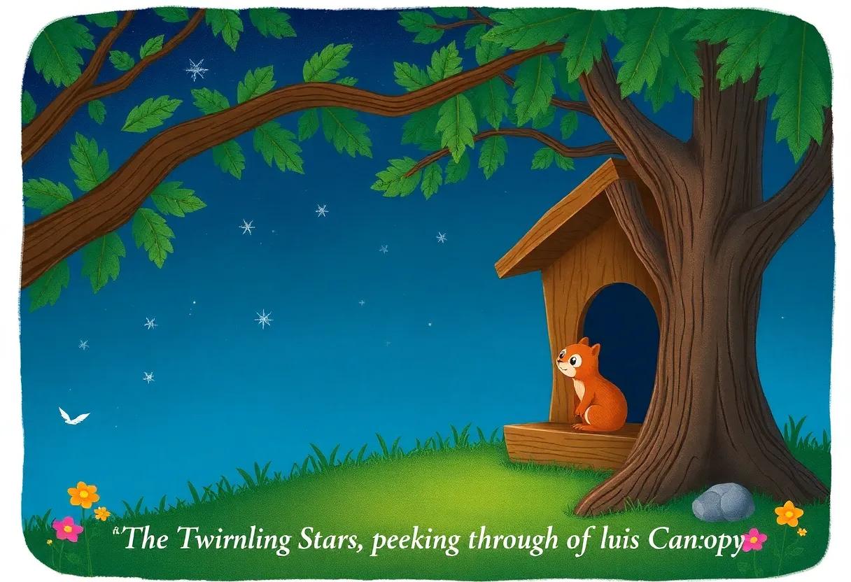 The Twinkling Stars Peeking Through the Canopy