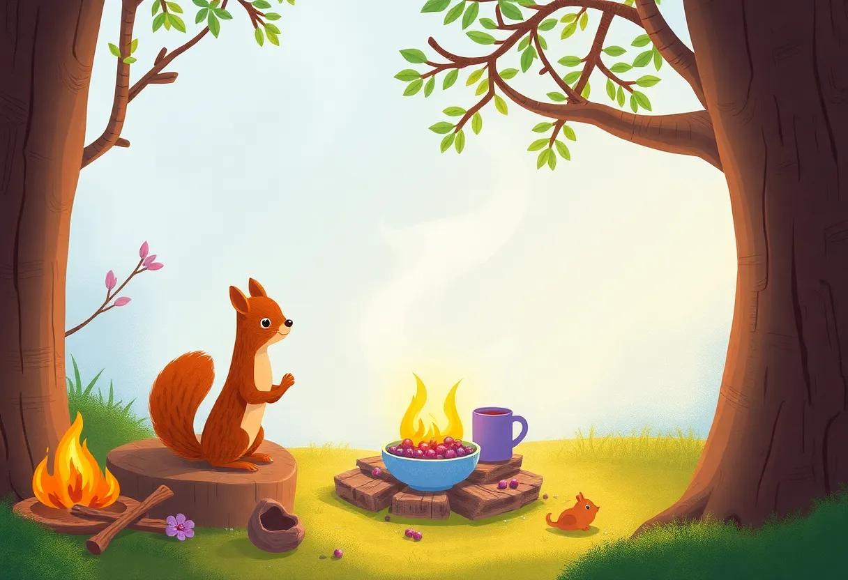warm Nutty Treats and Sweet Berry Tea by Sally's Fireside