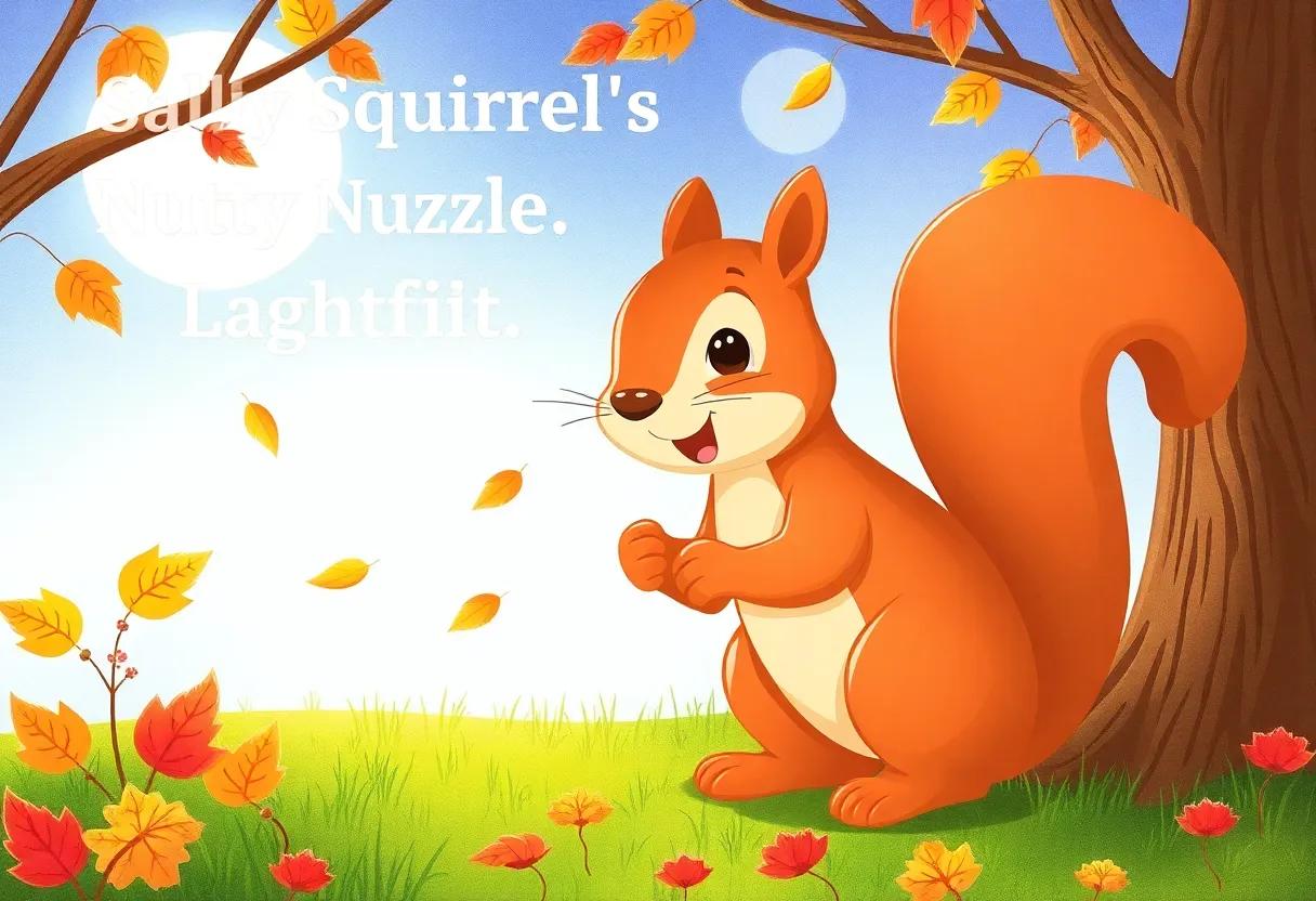 The Gentle Breeze carrying Autumn leaves and‌ Laughter