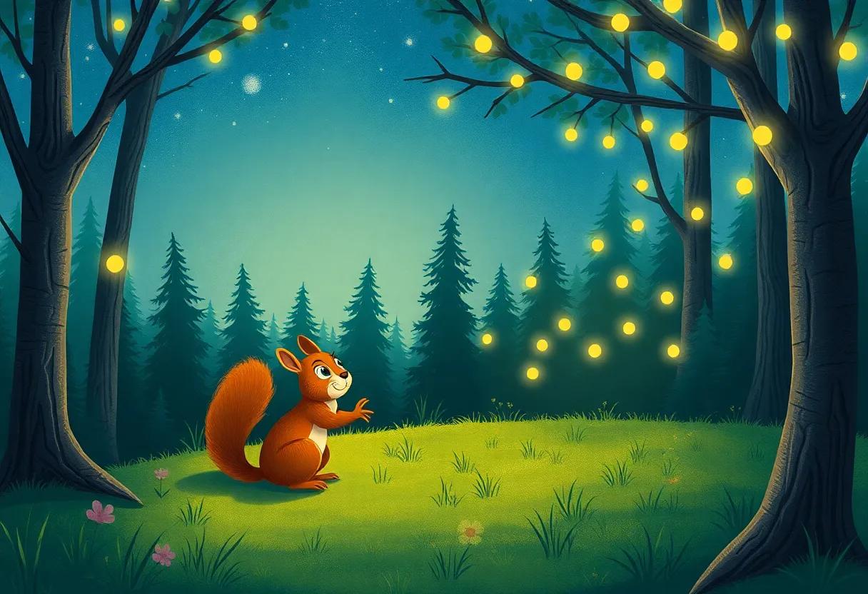 A​ Twilight Firefly Dance Lighting​ Up ‌the⁣ Forest