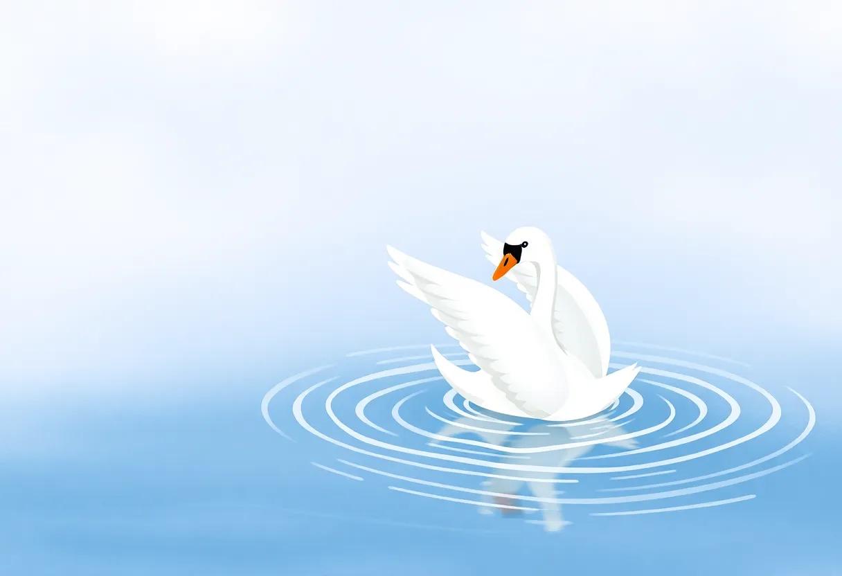 Graceful Wings⁤ Cutting Through the Quiet Water