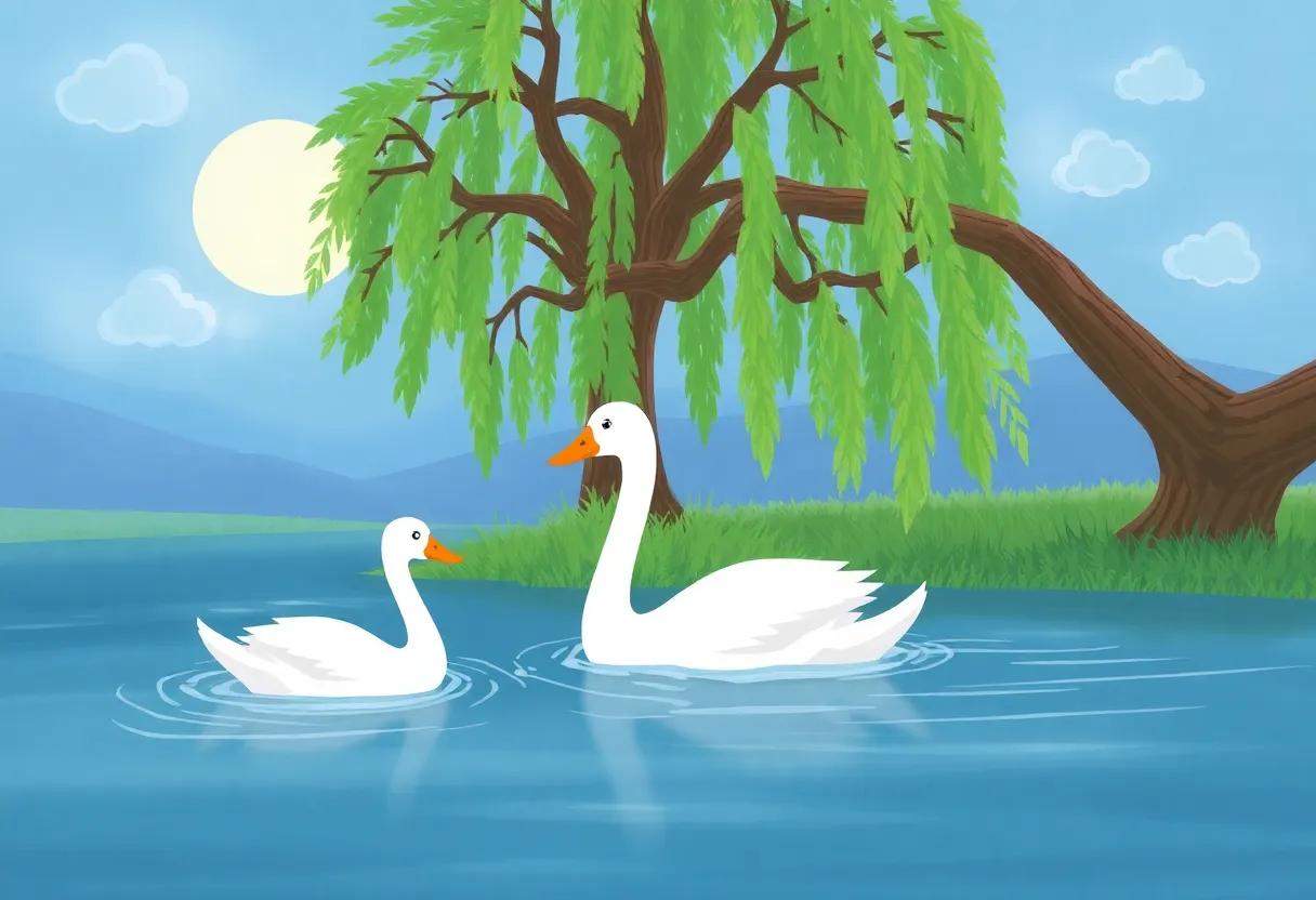 Sally's Peaceful Pause ‍Beneath the Willow Tree