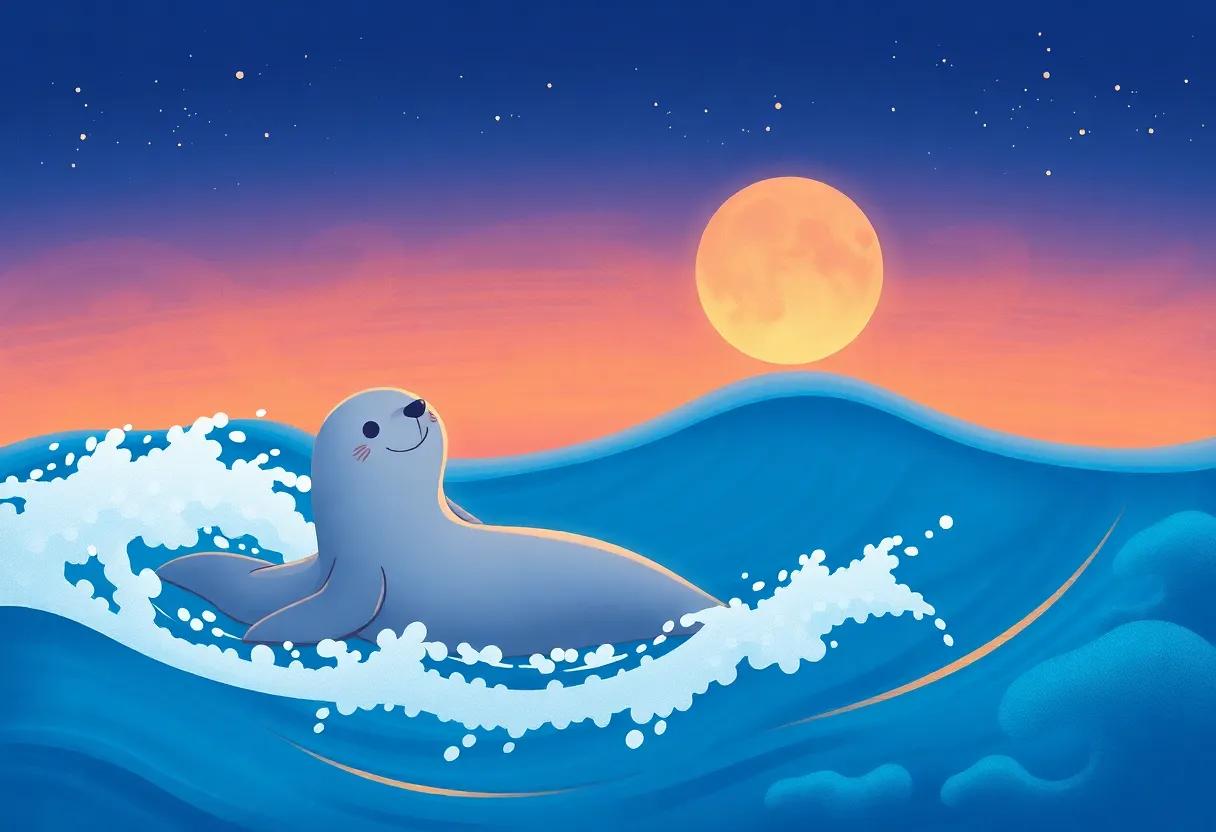 Riding the Soft Waves​ Back Home ‍at Dusk