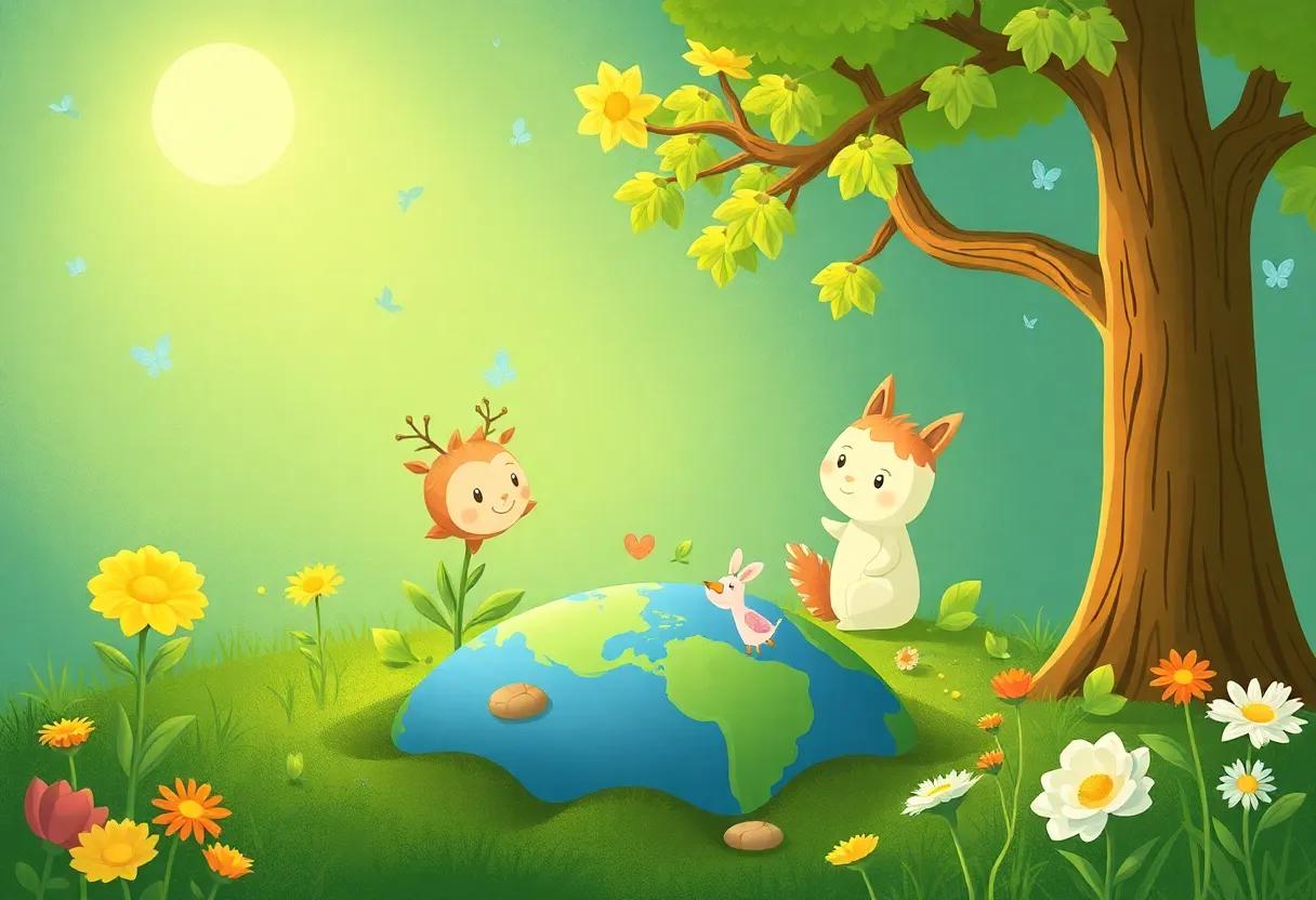 A Classroom of Creatures Teach Harmony and Care