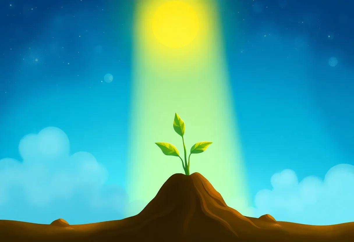 Nurturing Roots Reach deep into Loving Soil