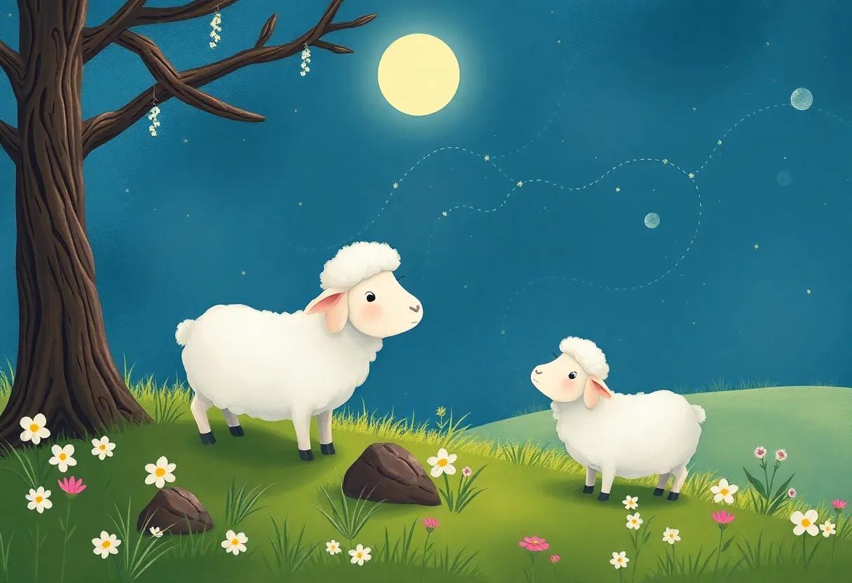 Whispers of the Meadow ⁣Under‌ the Moonlight