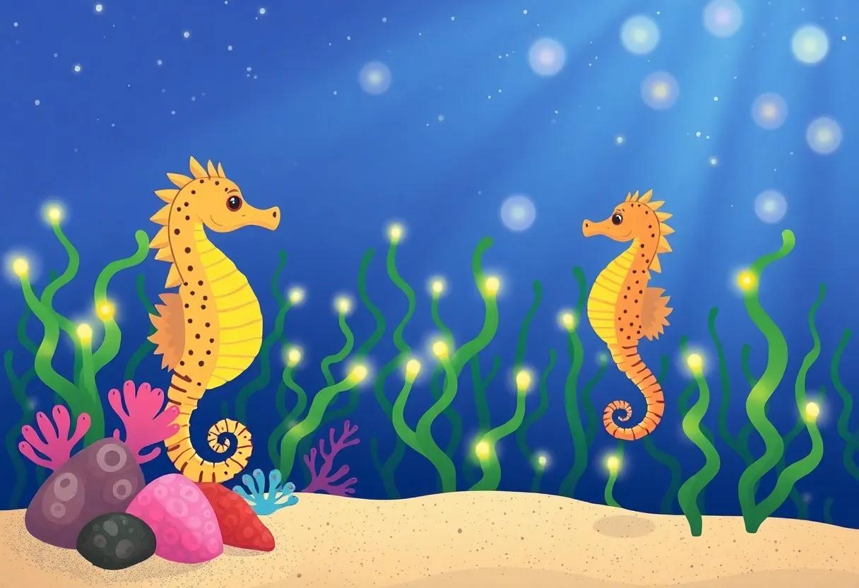 Dancing Through the Seaweed Maze of Lights