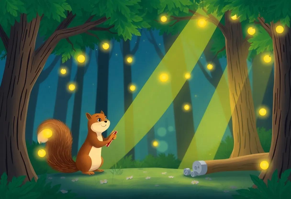 fireflies Illuminate the Woodland Stage