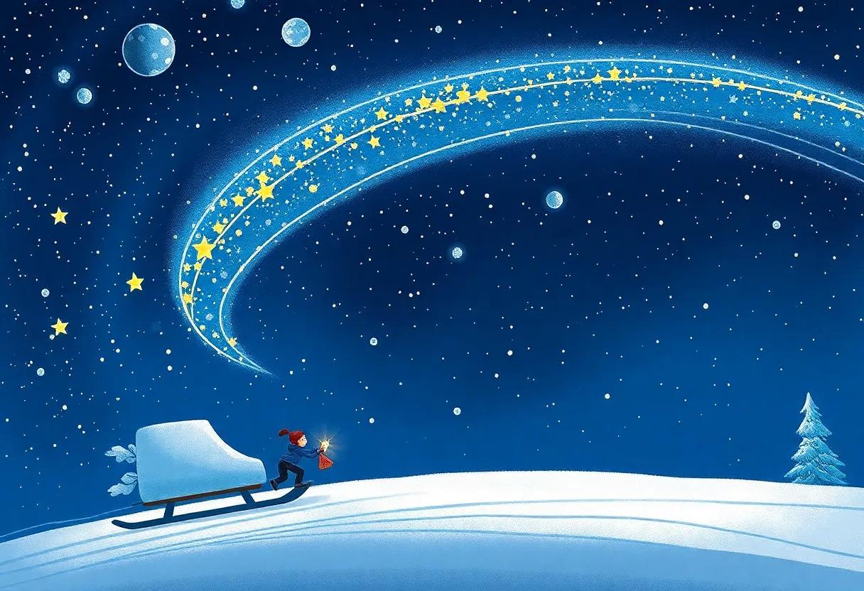 Racing the Comets Through the Velvet Night Sky