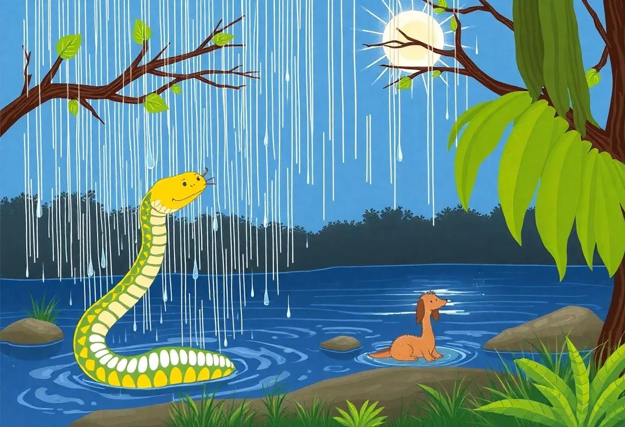 A Night of Quiet Reflection by the River