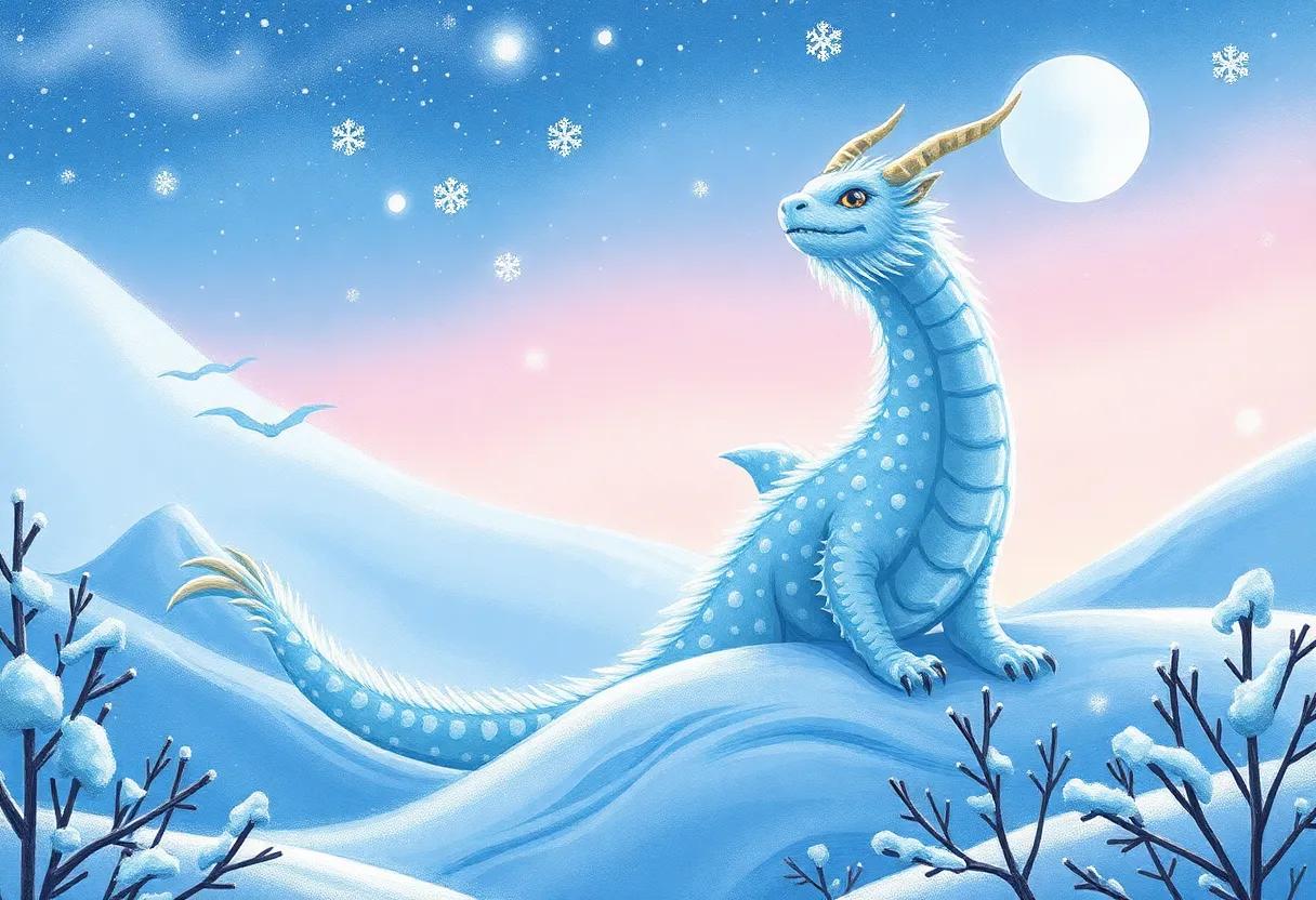 The ⁢Snow Dragon's ‌Watchful eyes Over Dreamland
