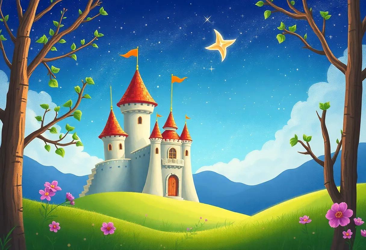 Stars Dancing Above the Newly​ Born Magical Castle