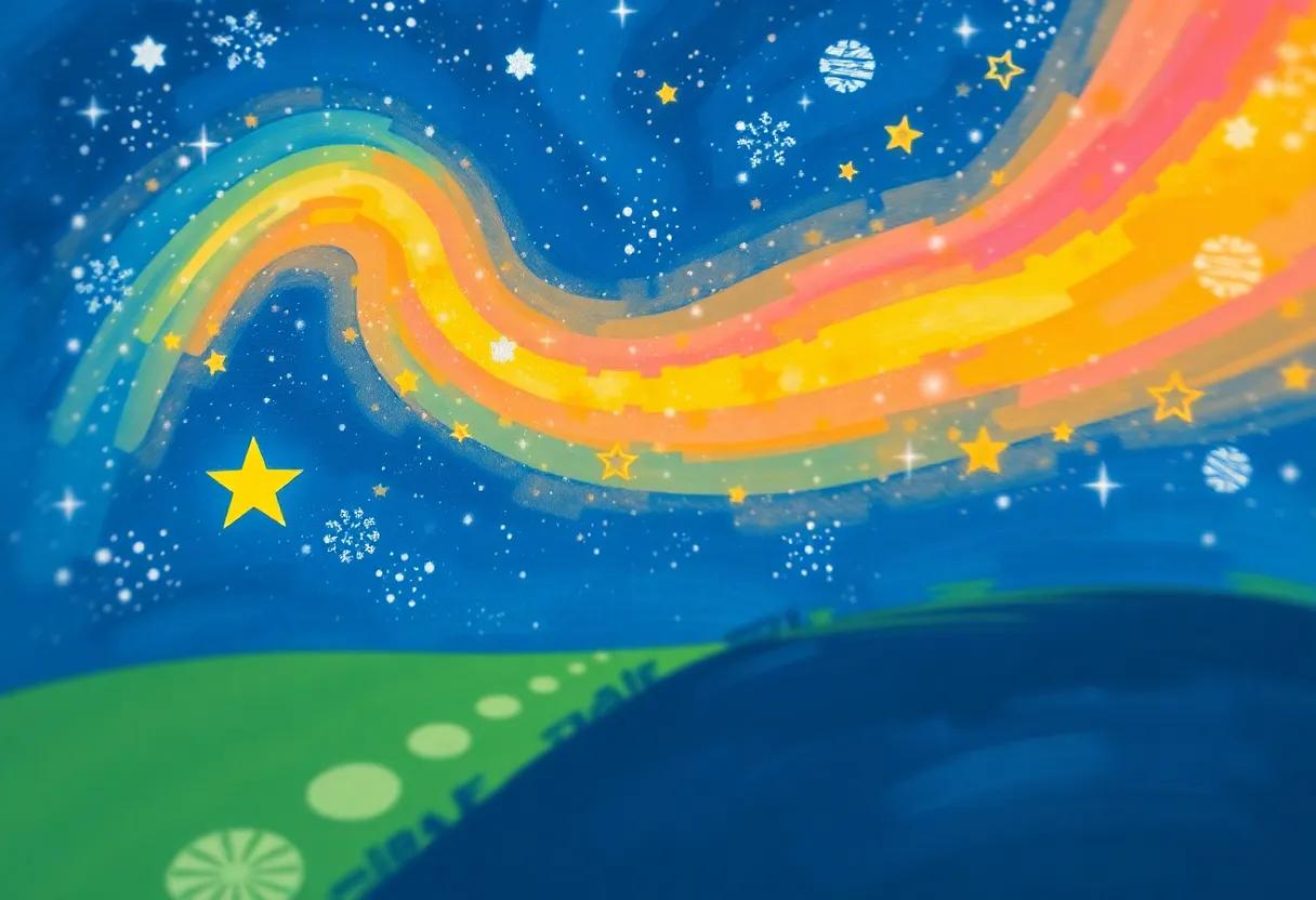 How the Star Learned to Paint the Night Sky