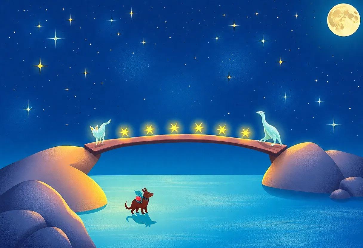 Mystical Creatures Guiding ​the Way⁢ Under Twinkling Stars