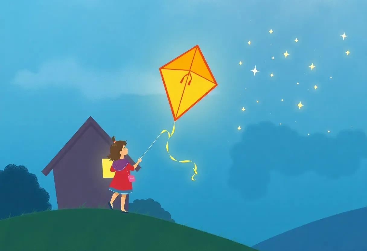 Nightfall Approaches as Stars Begin to Twinkle