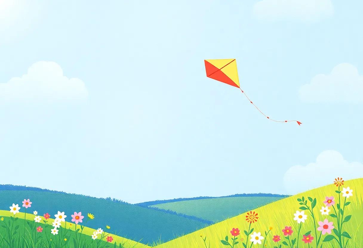 Soaring Above Fields and Flowery Meadows