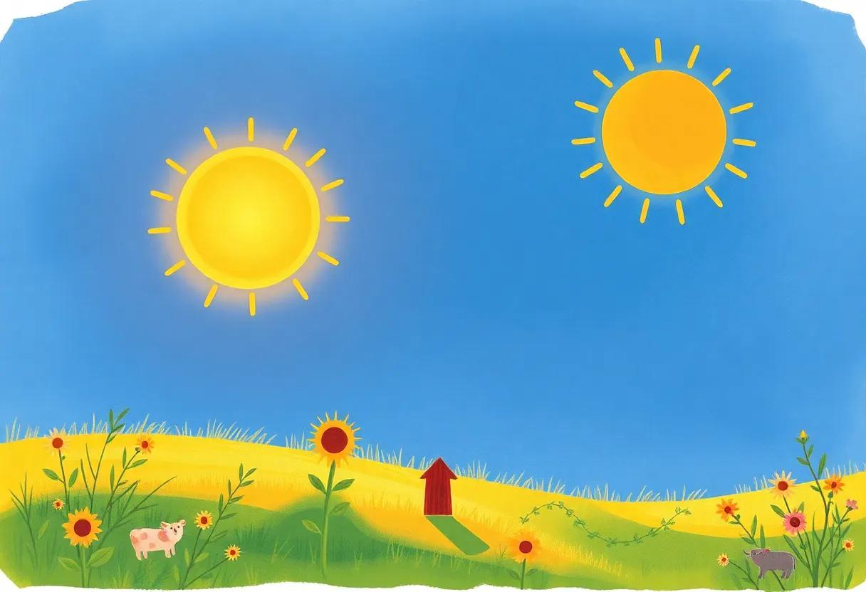 How the Summer Sun Shared Its Gift with Every Creature