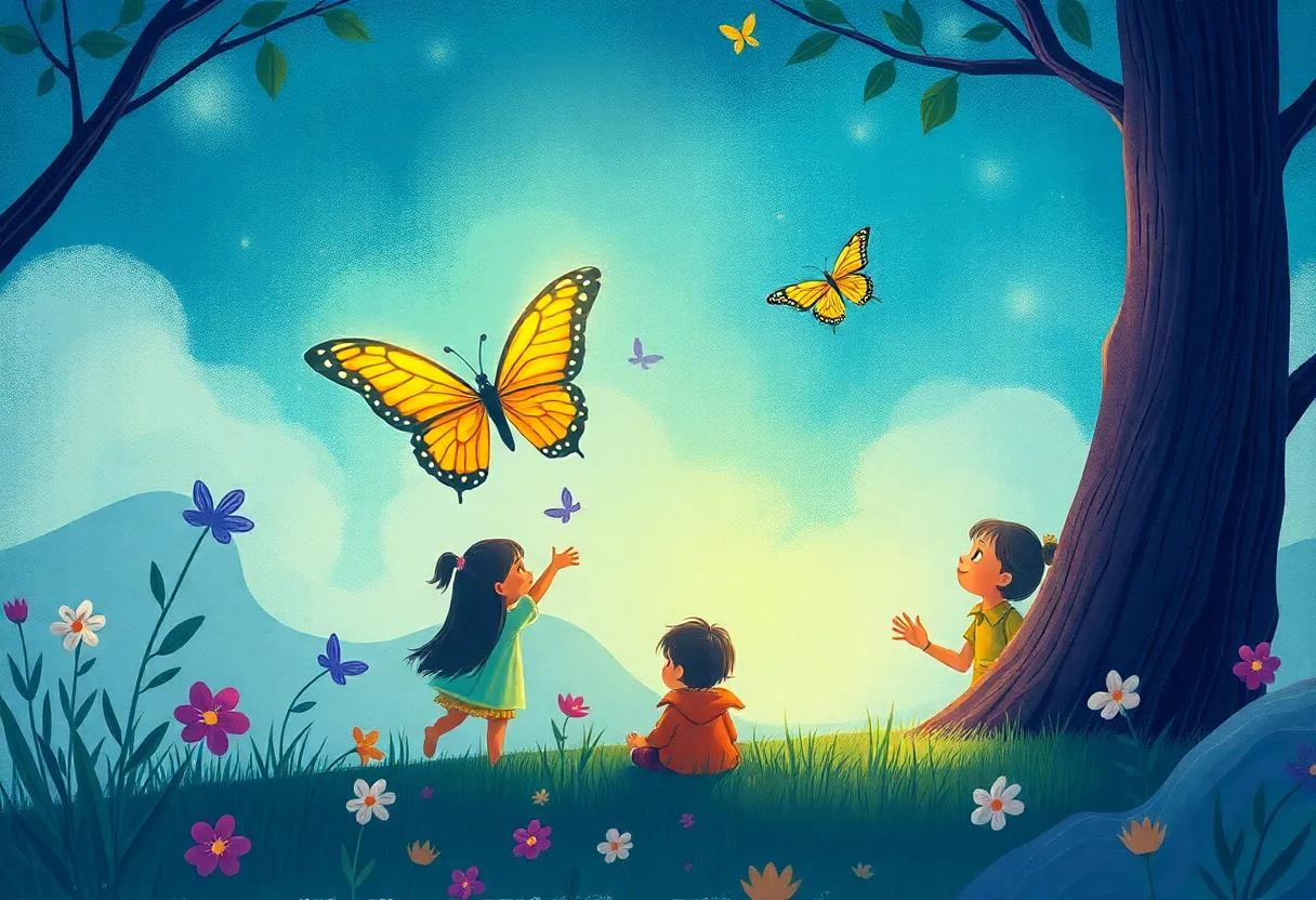 The children Who Listen⁤ to the Whispering Wings' ⁢Stories