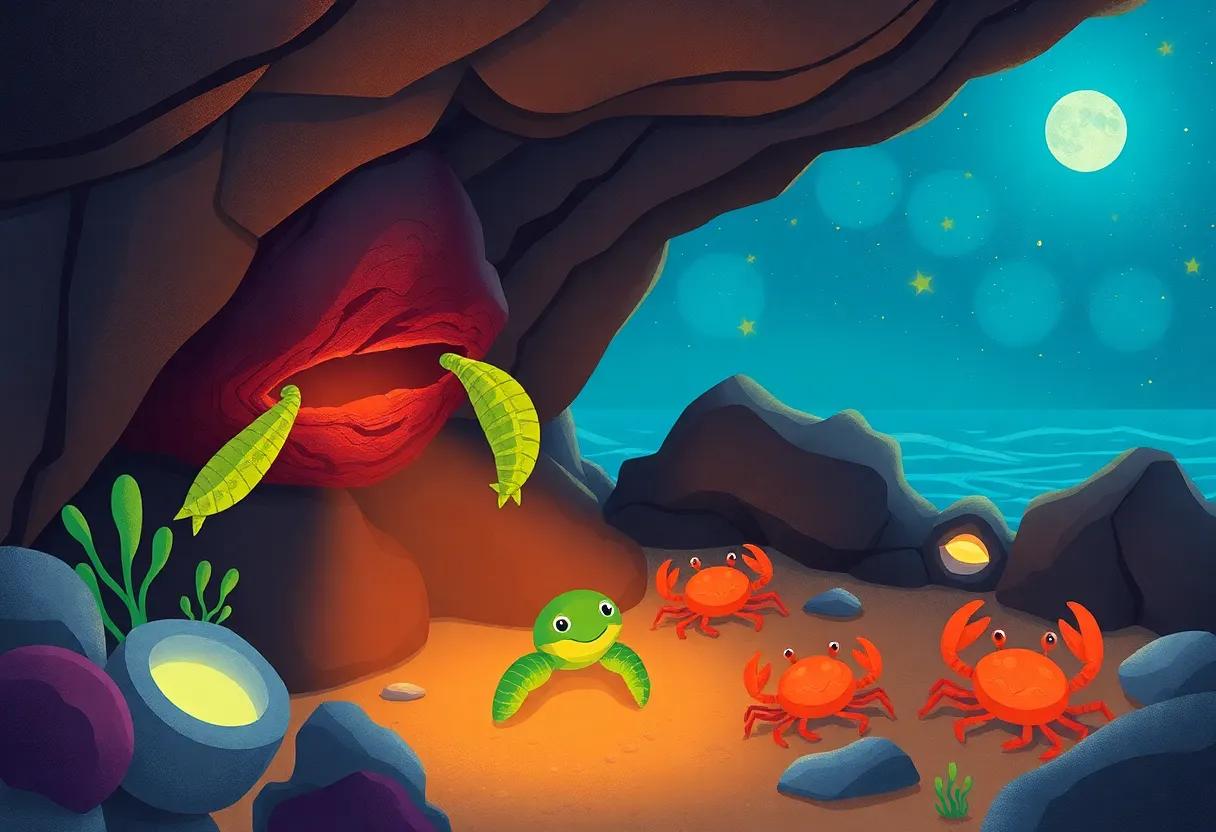 Discovering the Whispering Caves Filled with Glow​ Crabs