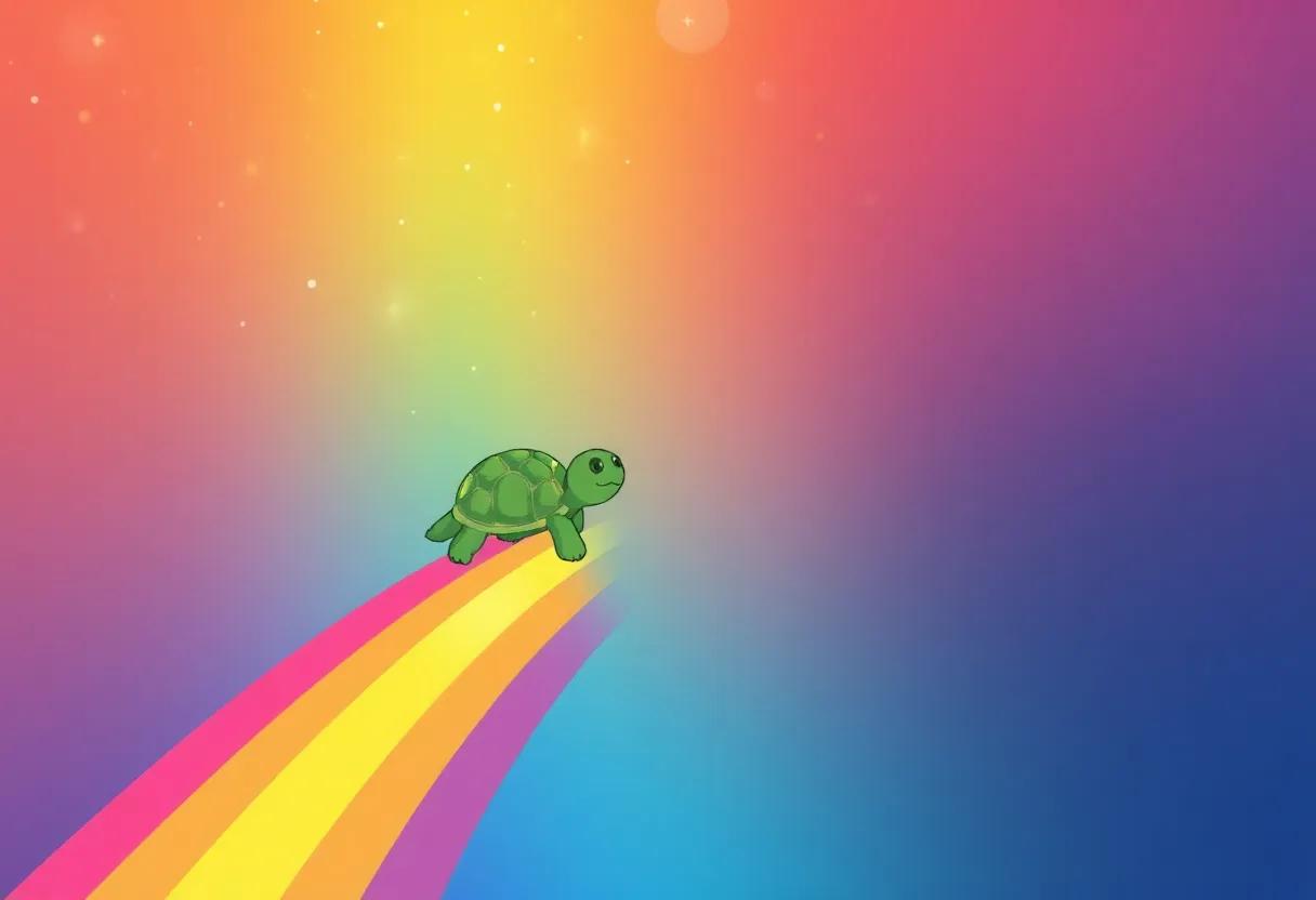 Setting off on the Shimmering Rainbow Road
